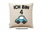 Preview: Plotterdatei Auto Geburtstag Zahl auf Kissen Beispiel